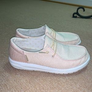 Hey Dude Women's Pink Loafers